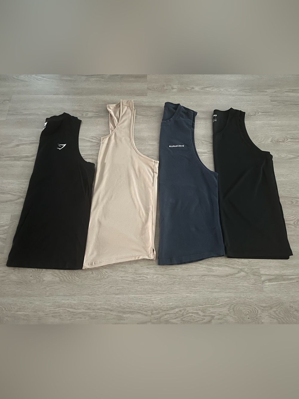 MENS GYMSHARK ALPHALETE YOUNGLA ATHLETIC TANK TOP MUSCLE SHIRTS